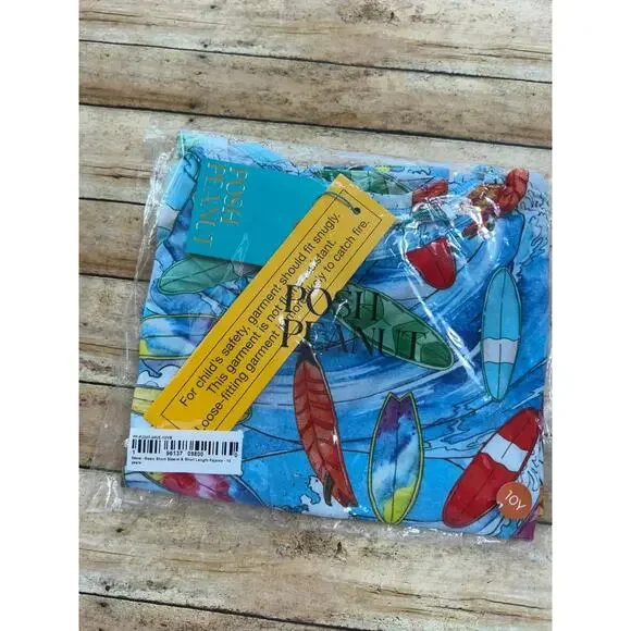 NWT Posh Peanut Waves Pajama Set 10Y - Picture 3 of 4